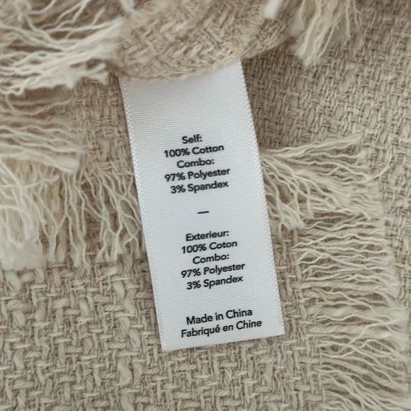 Likely Jules Mini Skirt Faux Wrap Ivory Cream Tweed Skirt - Picture 6 of 6